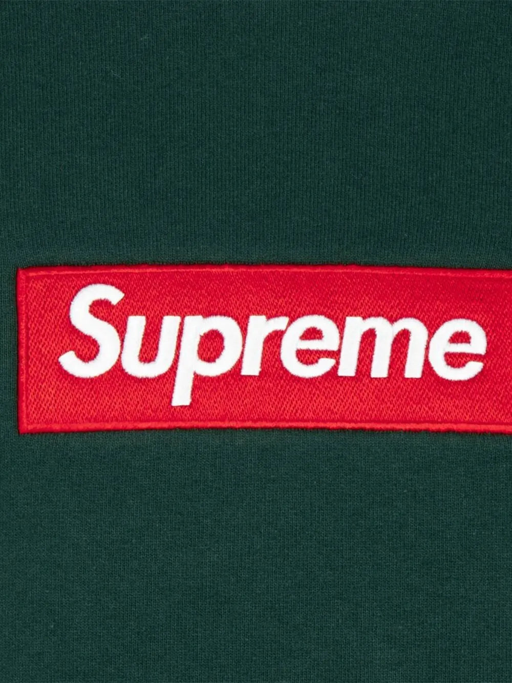 Supreme sudadera con cuello redondo y logo - Verde - imagen 3