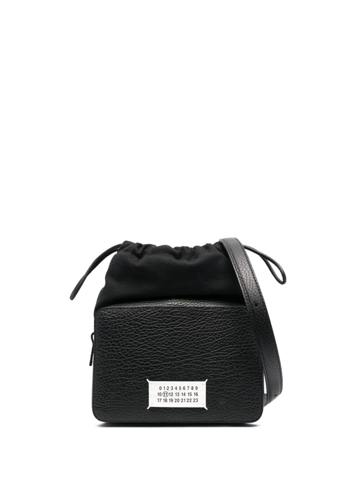 Maison Margiela bolsa crossbody con aplique del logo - Negro - imagen 1