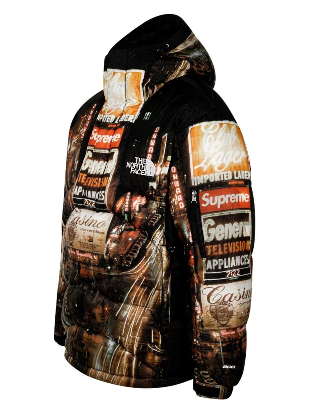 Supreme hoodie 800-fill de Supreme x The North Face - Negro - imagen 3