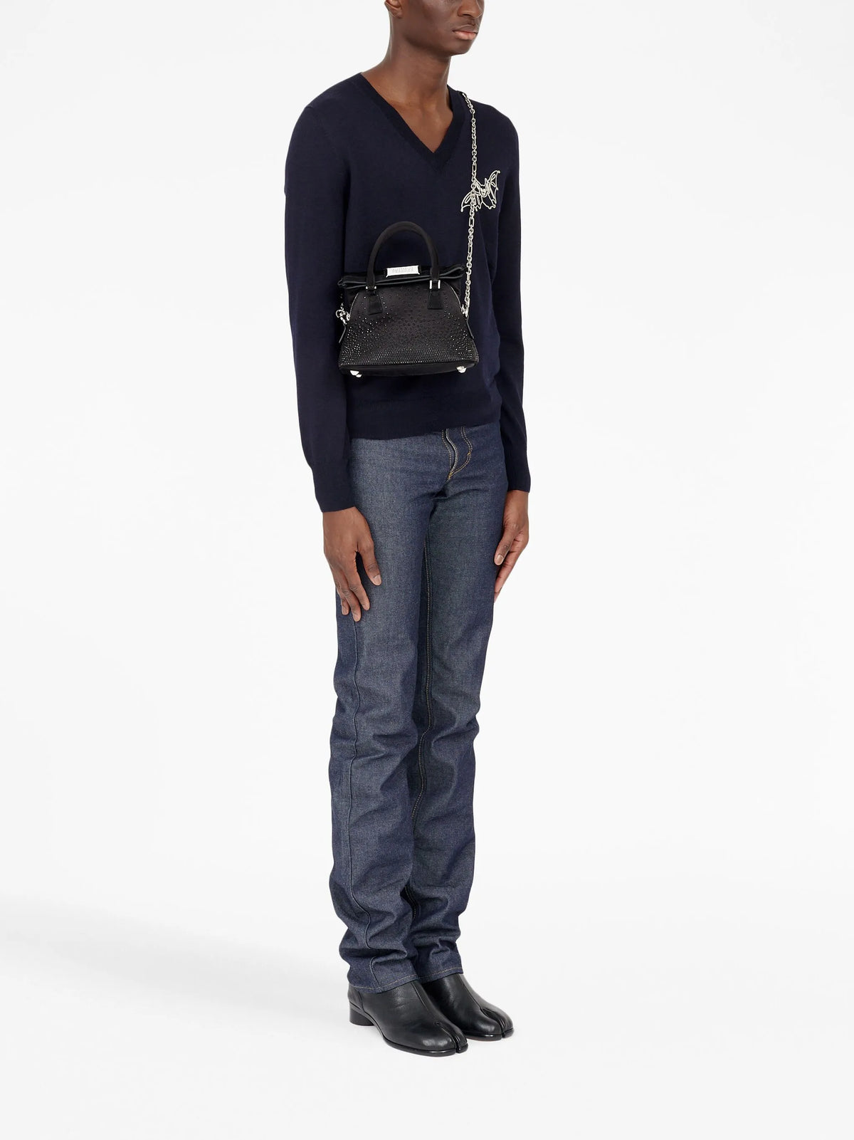 Maison Margiela bolsa de hombro 5AC Cinema micro - Negro - imagen 2
