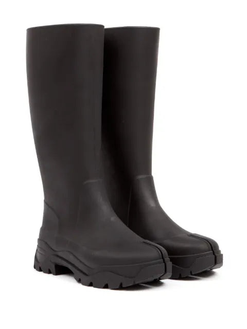 Maison Margiela botas de lluvia Tabi - Negro - vista 2