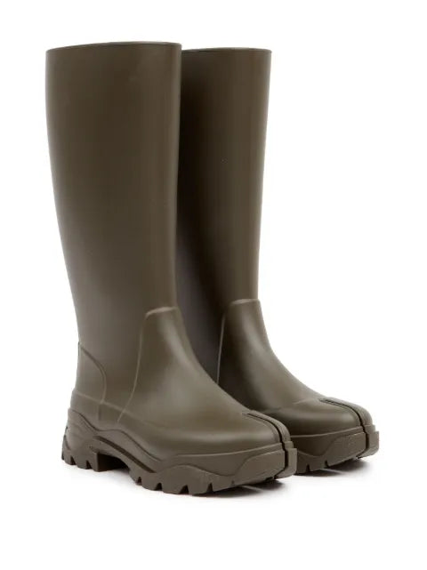 Maison Margiela botas de lluvia Tabi - Marrón - vista 2