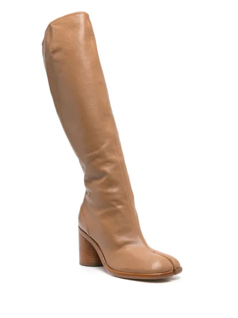 Maison Margiela botas altas Tabi con tacón de 80mm - Marrón - vista 2