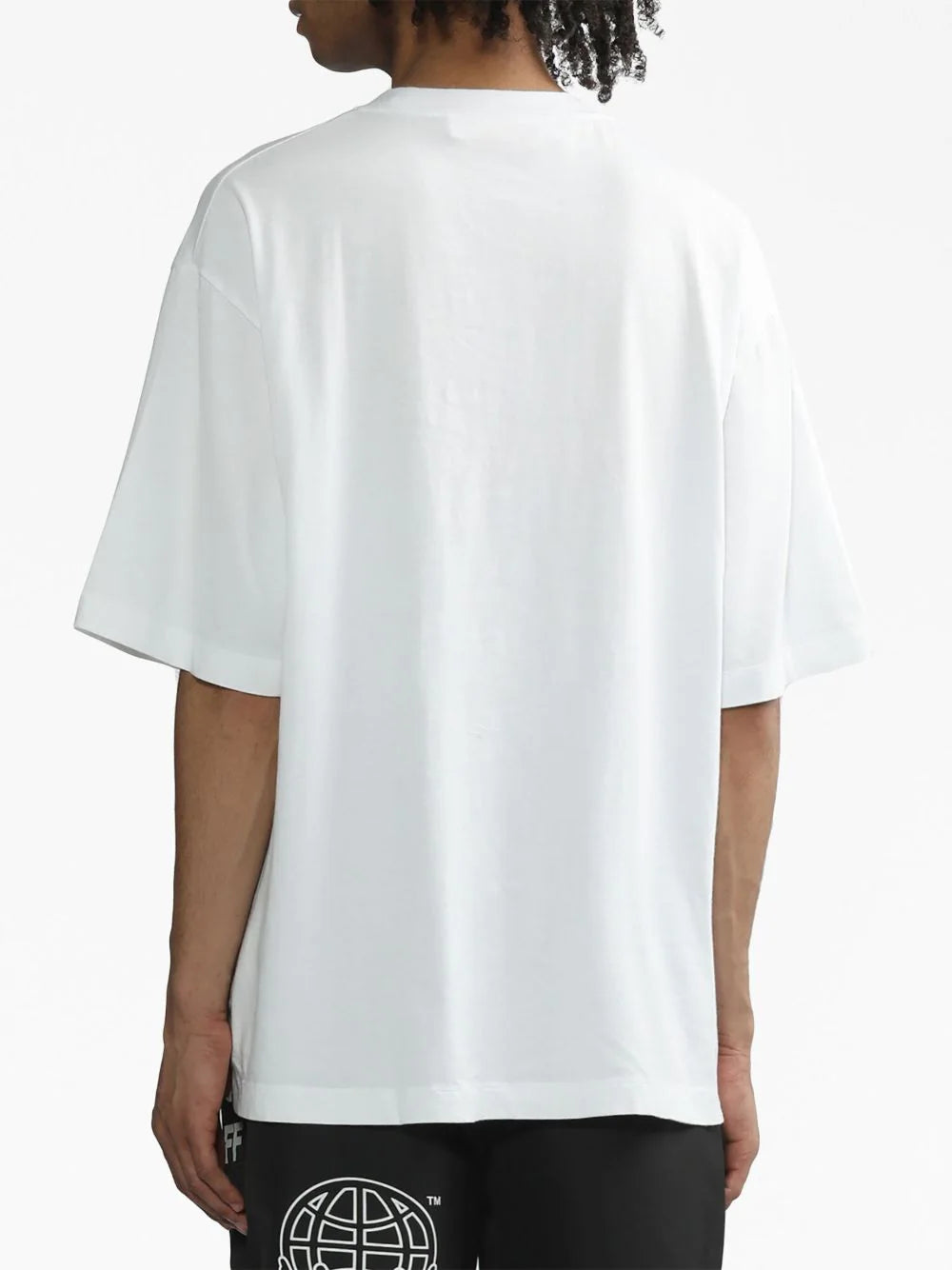 Playera Off-White con estampado gráfico