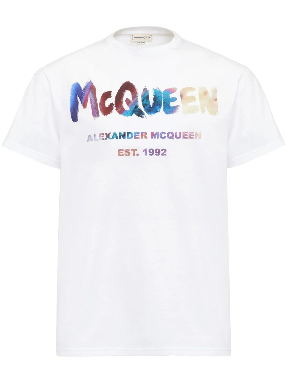 Playera Alexander McQueen con logo estampado