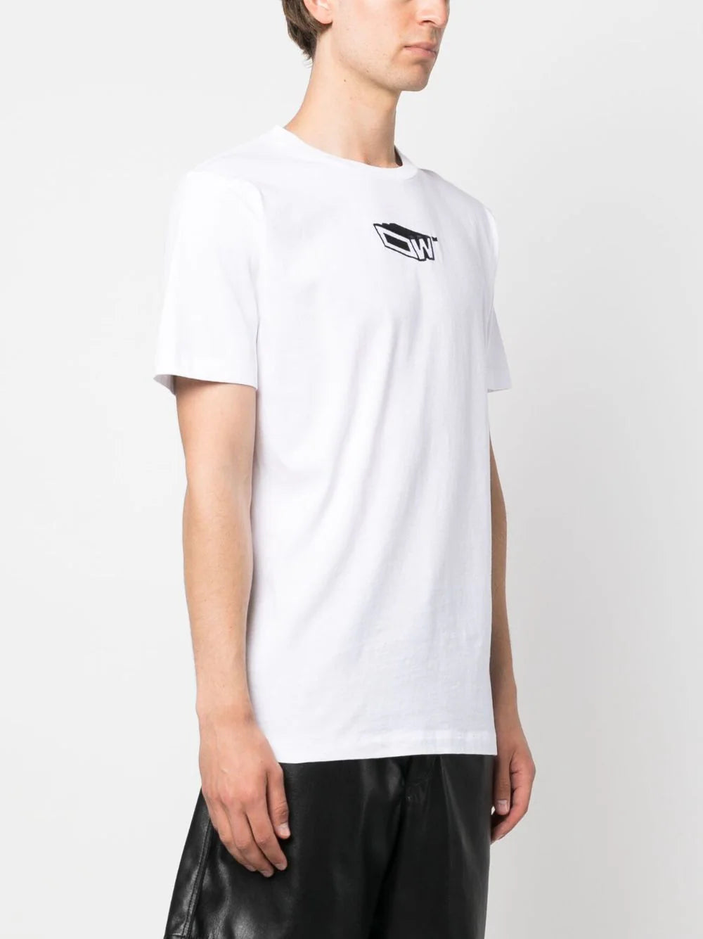 Playera Off-White con estampado gráfico