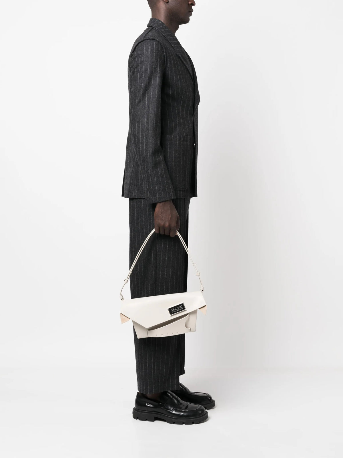 Maison Margiela bolsa de hombro Snatched Classique mediana - Neutro - imagen 2