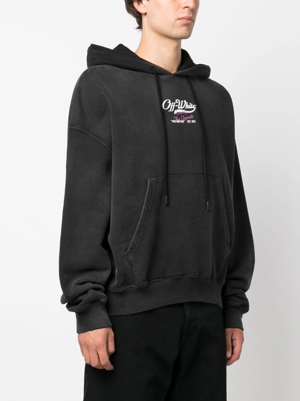 Hoodie Off-White con logo estampado