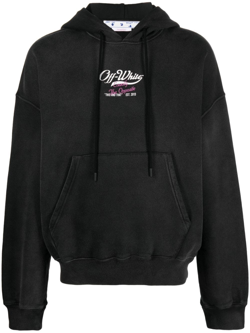 Hoodie Off-White con logo estampado