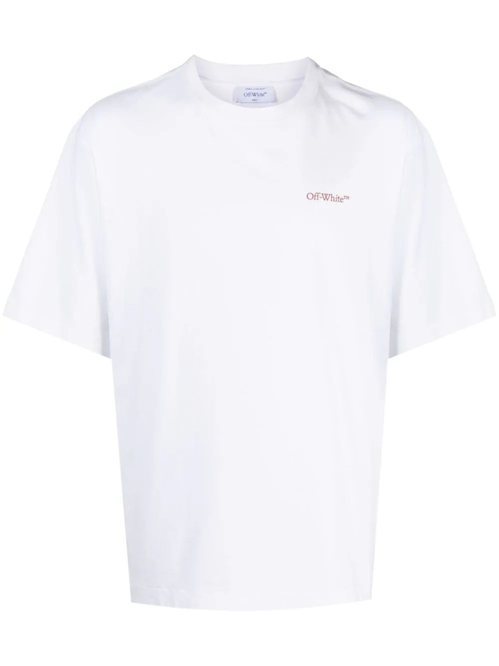 Playera Off-White manga corta con logo estampado