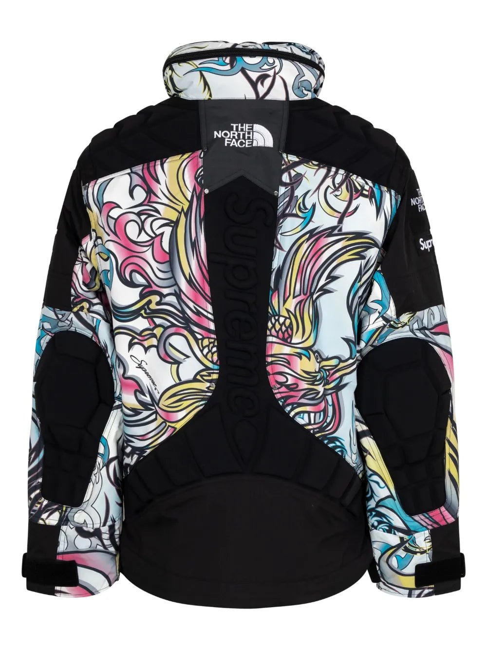 Supreme chamarra Steep Tech "Multicolor Dragon" Apogee de Supreme x The North Face - Negro - imagen 2