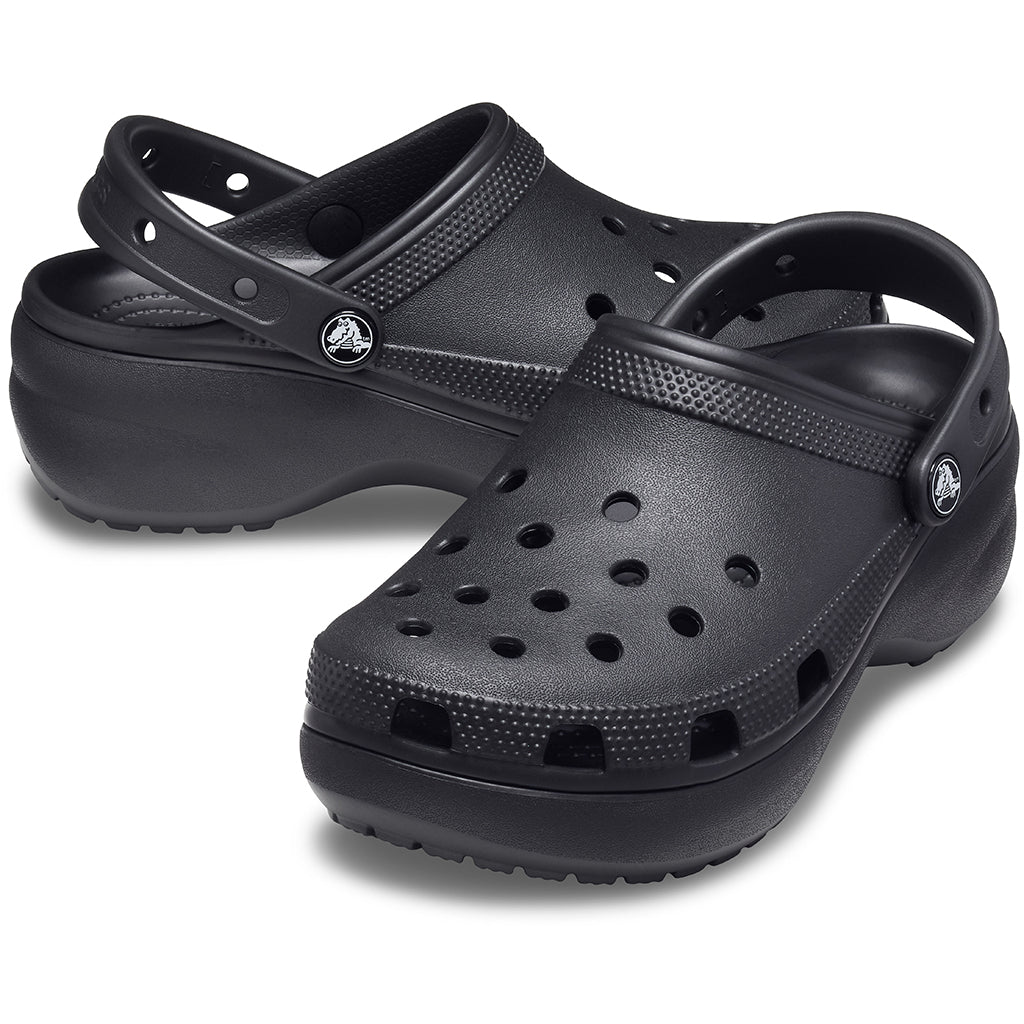 Crocs Women's Classic Platform Clog - Negro 001 - vista 2