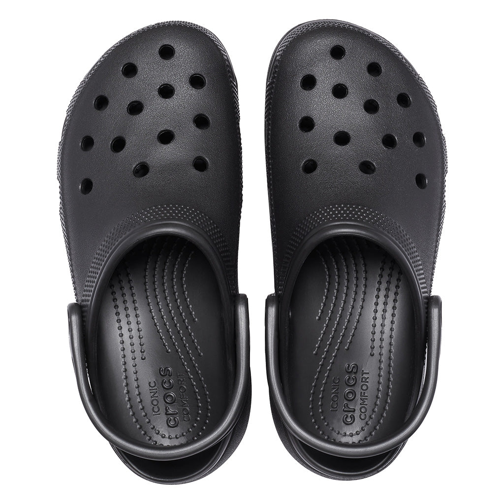 Crocs Women's Classic Platform Clog - Negro 001 - vista 3