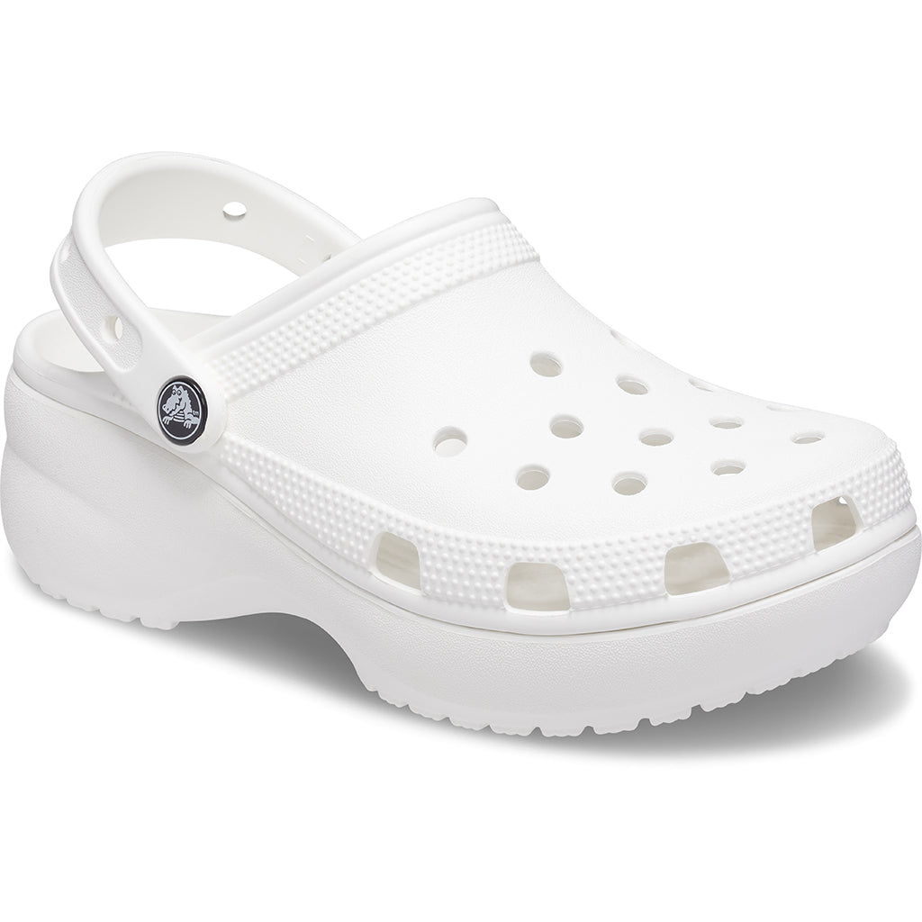 Crocs Women's Classic Platform Clog - Blanco 100 - vista 4