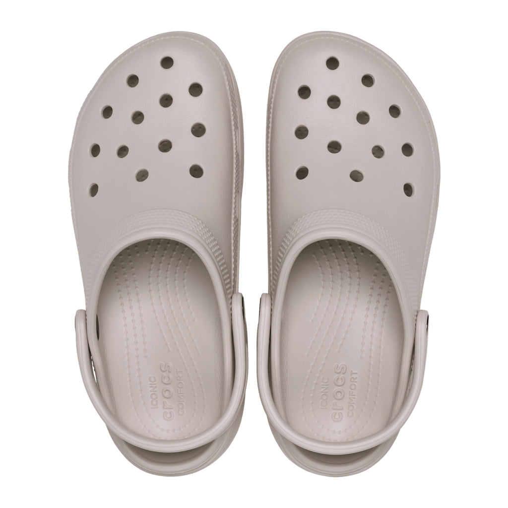 Crocs Women's Classic Platform Clog - Café 2PL - vista 3