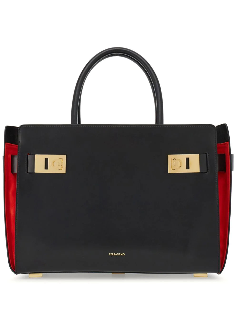 Ferragamo tote grande con hebilla Gancini
