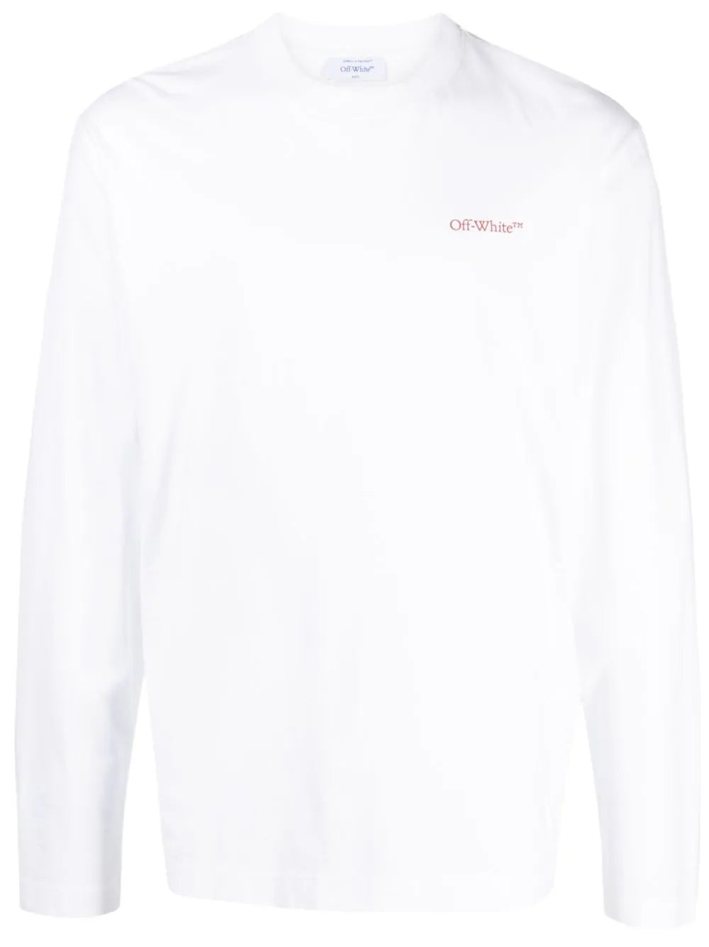 Playera Off-White manga larga con logo estampado