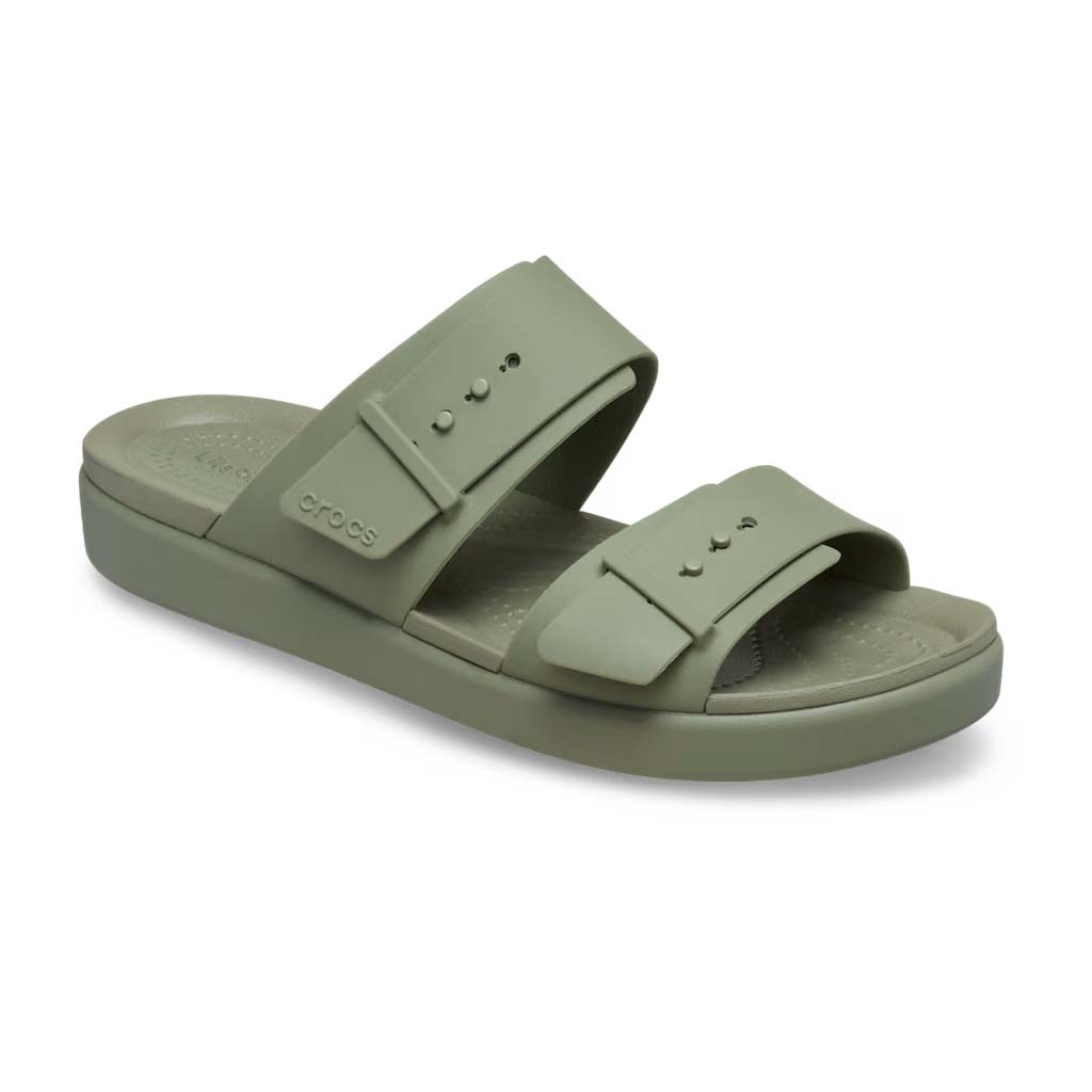 Crocs Women's Brooklyn Buckle Low Low - Verde 3BX - vista 5