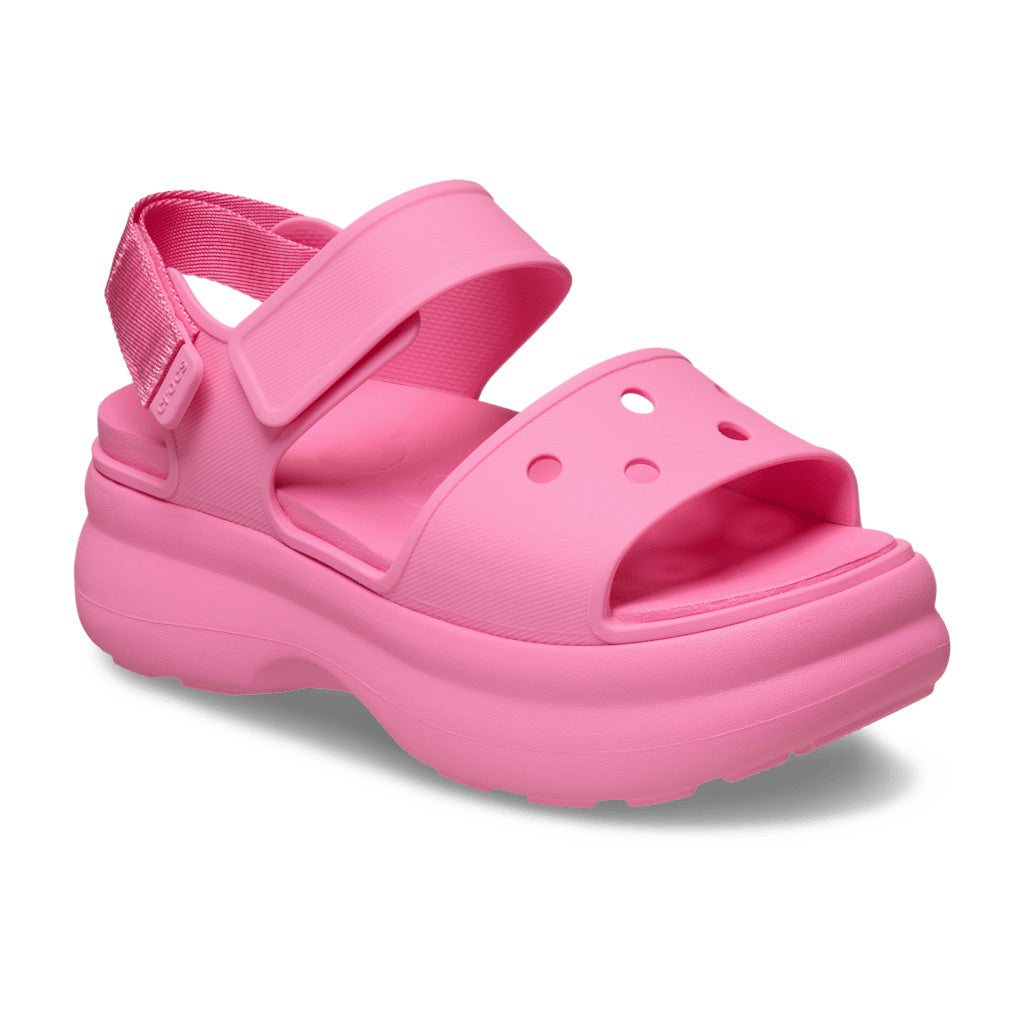Crocs Women's Soho Y Strap Sandal - Rosa 669 - vista 5