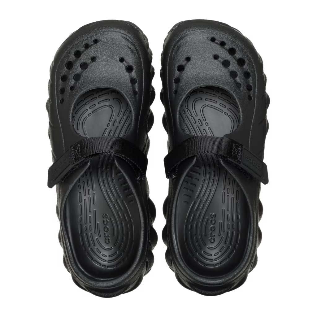 Crocs Women's Echo Mary Jane Clog - Negro 001 - vista 3