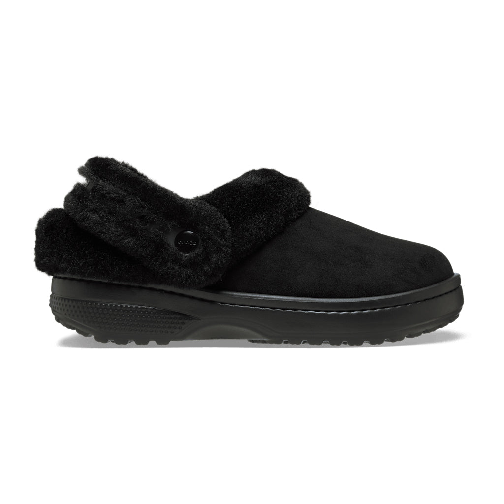 Crocs Classic Unfurgtble Vegan Suede Clog - Negro 001 - vista 1