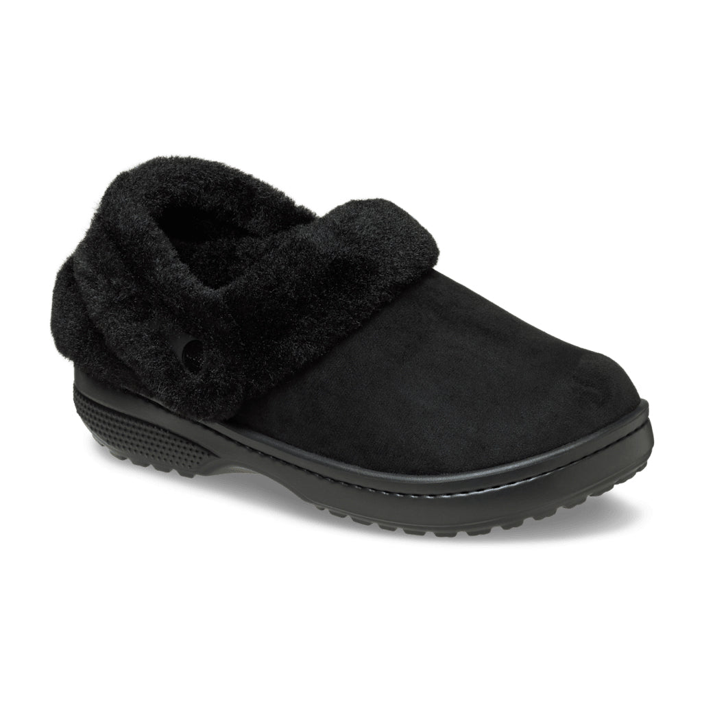 Crocs Classic Unfurgtble Vegan Suede Clog - Negro 001 - vista 5