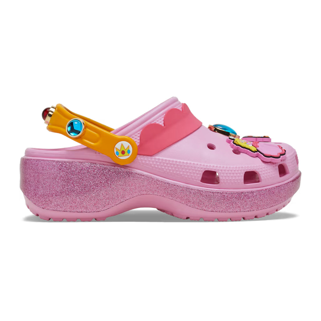 Crocs Women's Princess Peach Cls Pltfrm Clg - Multicolor 90H - vista 3
