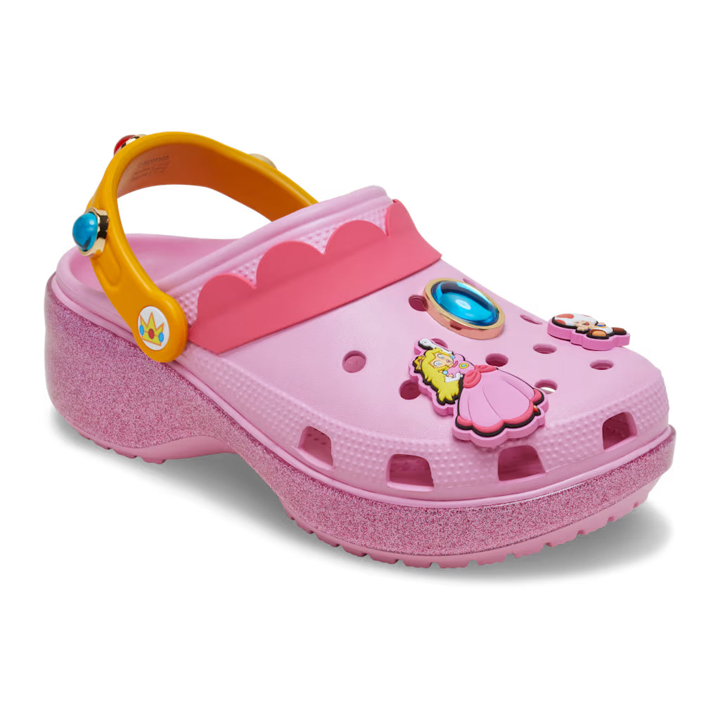 Crocs Women's Princess Peach Cls Pltfrm Clg - Multicolor 90H - vista 5