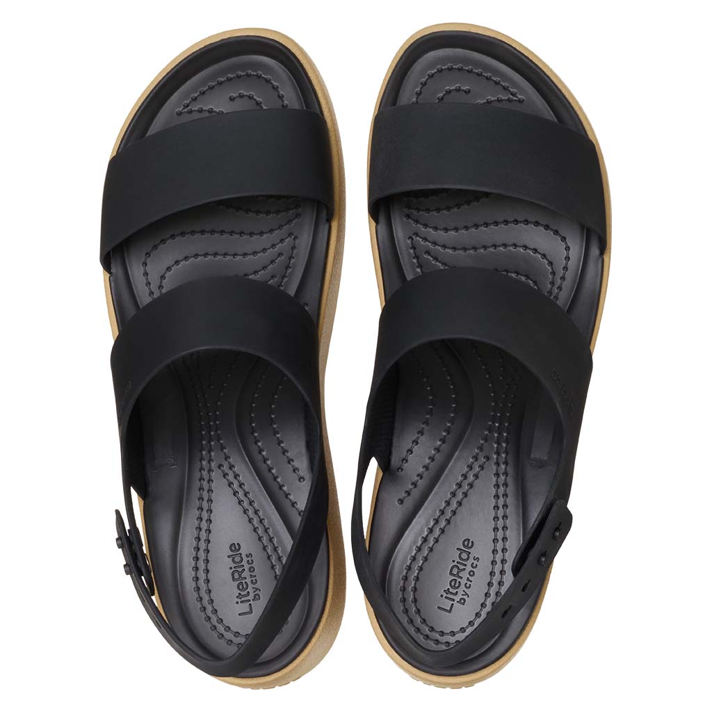 Crocs Women's Brooklyn Sky Sandal - Negro 0RI - vista 3