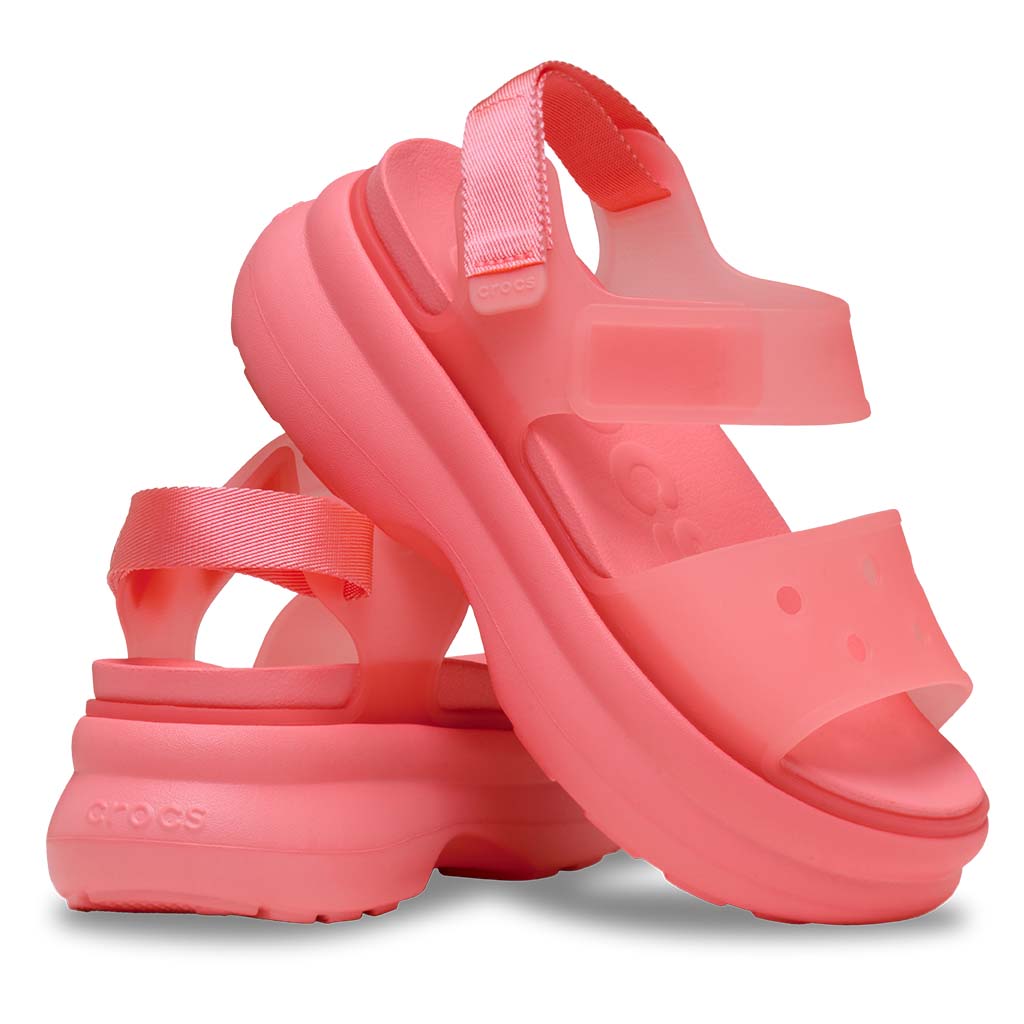 Crocs Women's Soho Frosted Y Strap Sandal - Rosa 6UI - vista 2