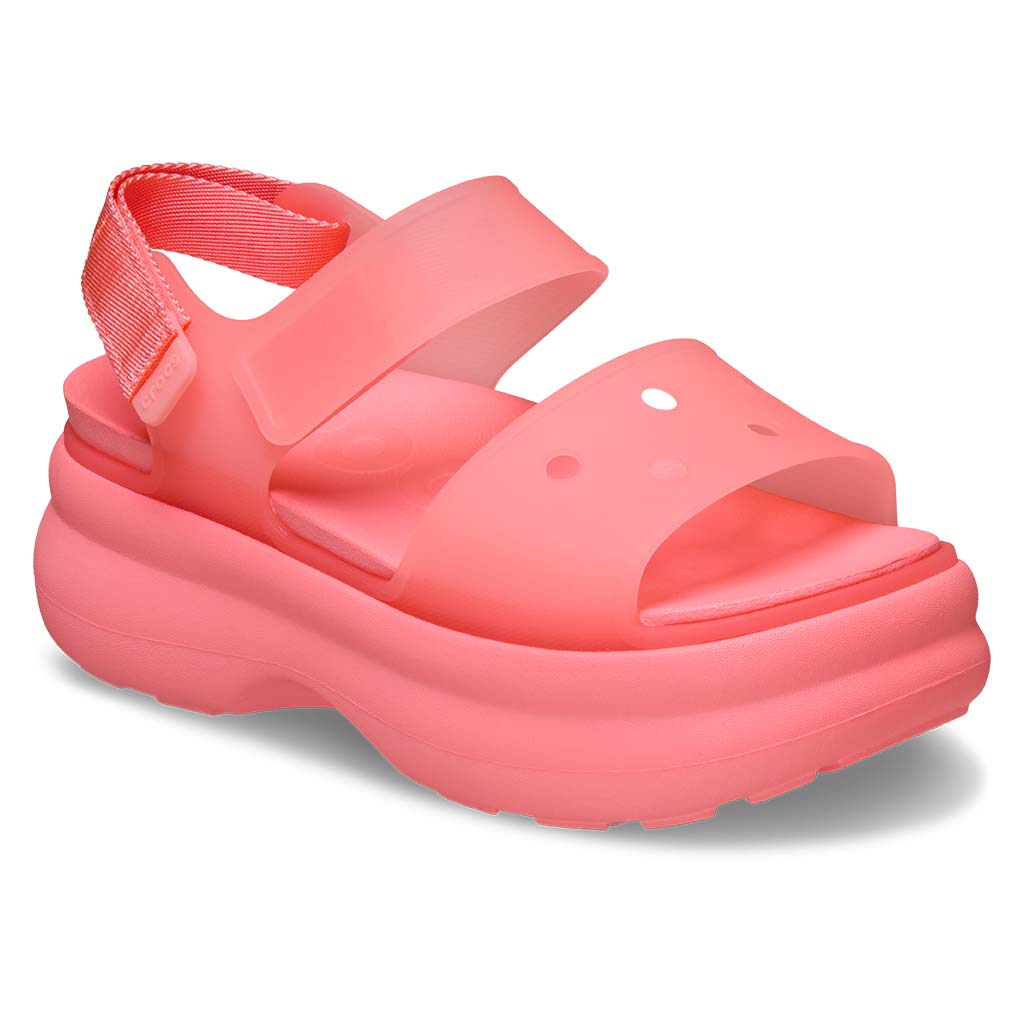 Crocs Women's Soho Frosted Y Strap Sandal - Rosa 6UI - vista 4