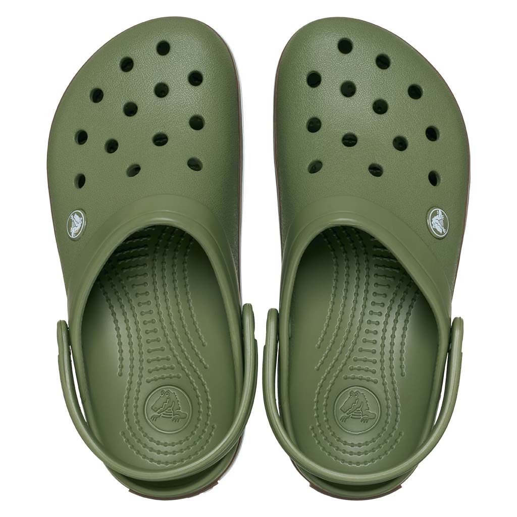 Crocs Crocband Gum Clog - Verde 3BX - vista 3