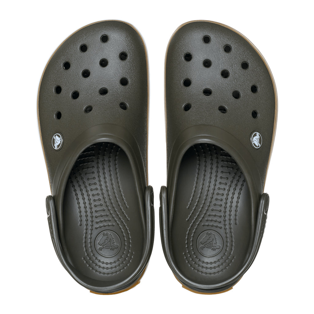 Crocs Crocband Gum Clog - Verde 3DK - vista 3