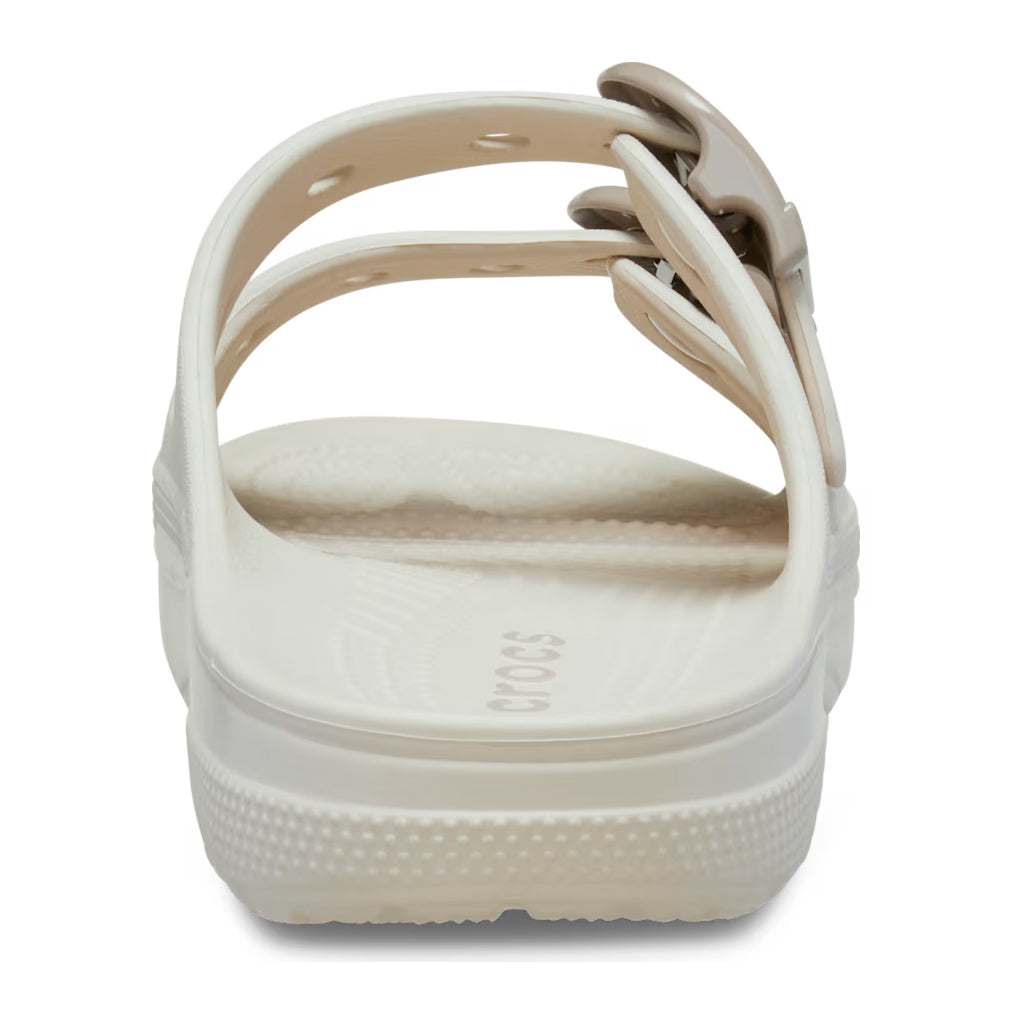 Crocs Women's Saturday Enamel Buckle Sandal - Café 2MC - vista 6