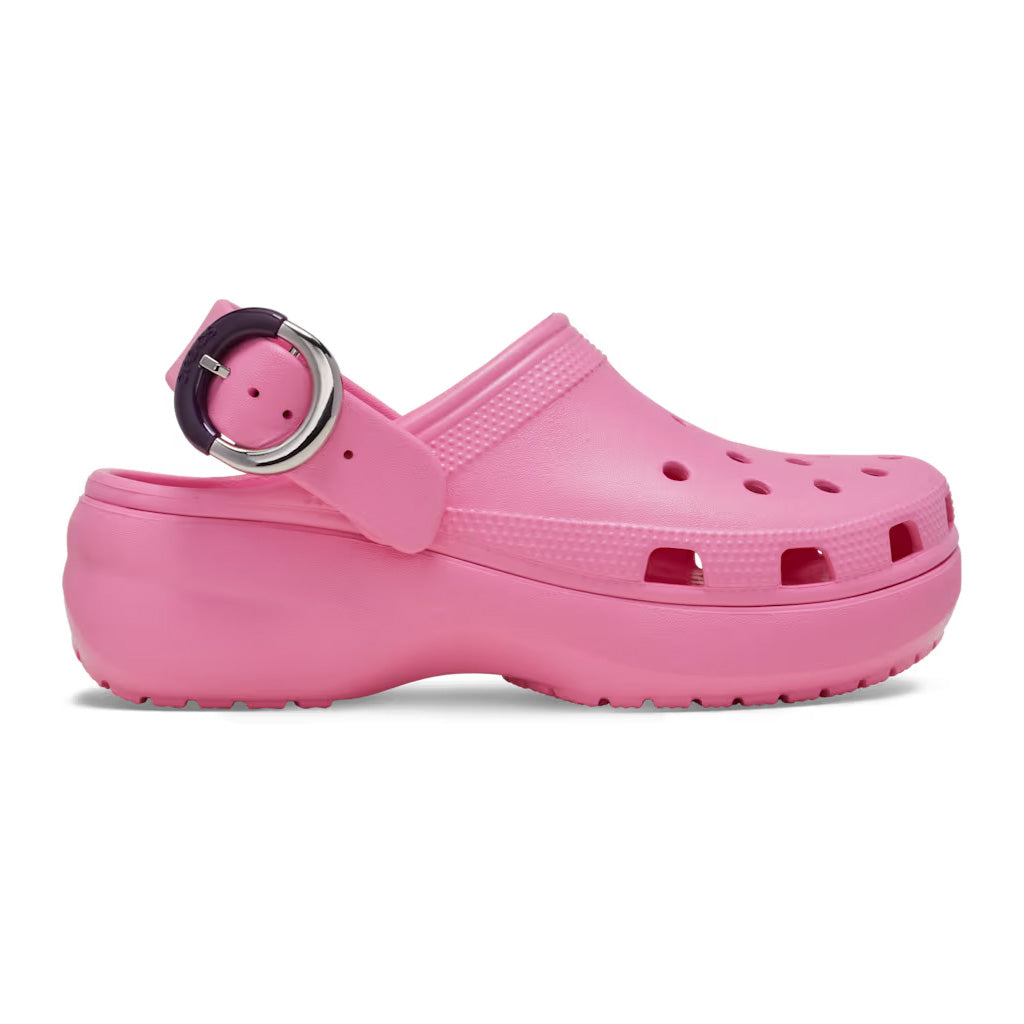 Crocs Women's Classic Platform Buckle Clog - Rosa 669 - vista 1