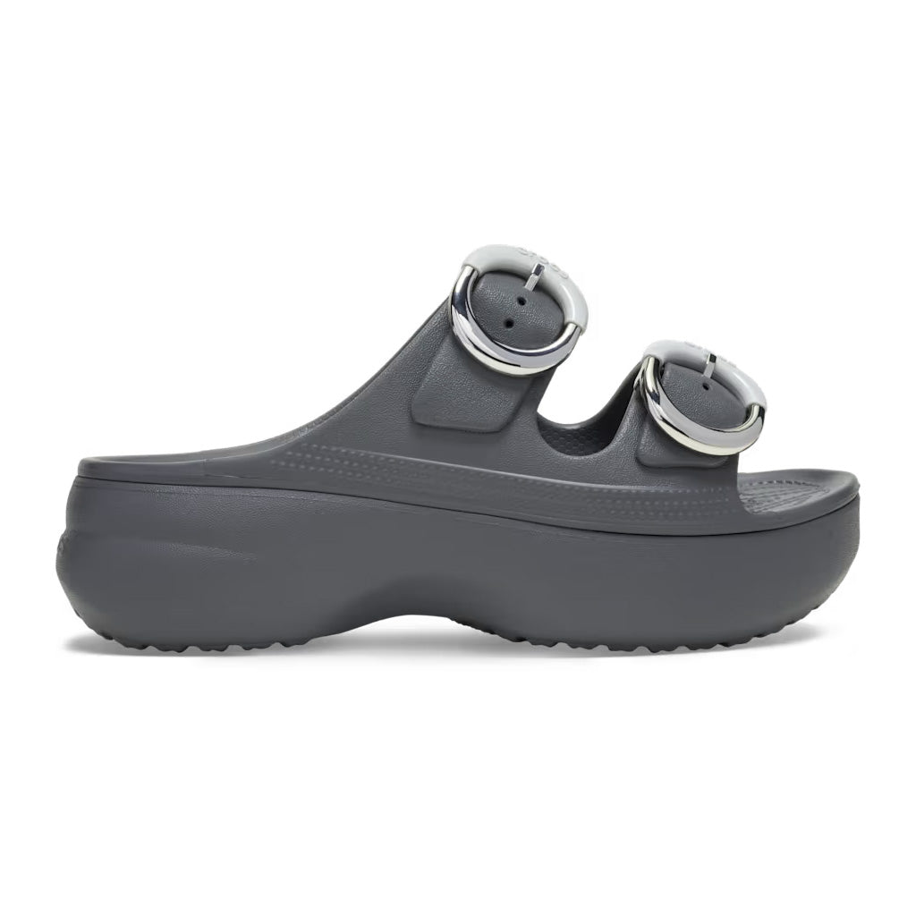 Crocs Women's Sat Platform Dipped Buckle Sandal - Negro 0YK - vista 1