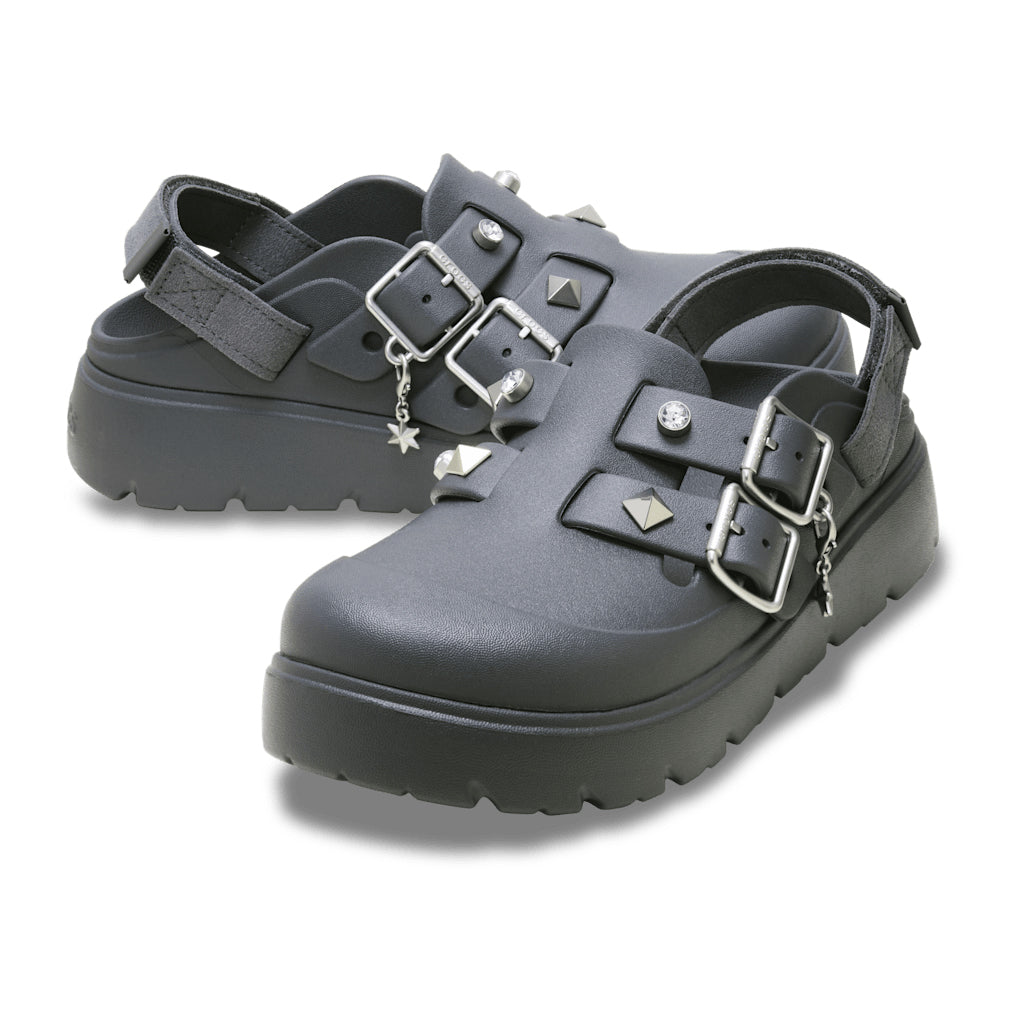 Crocs Women's Loaferette Star Studded Clog - Negro 0YK - vista 2