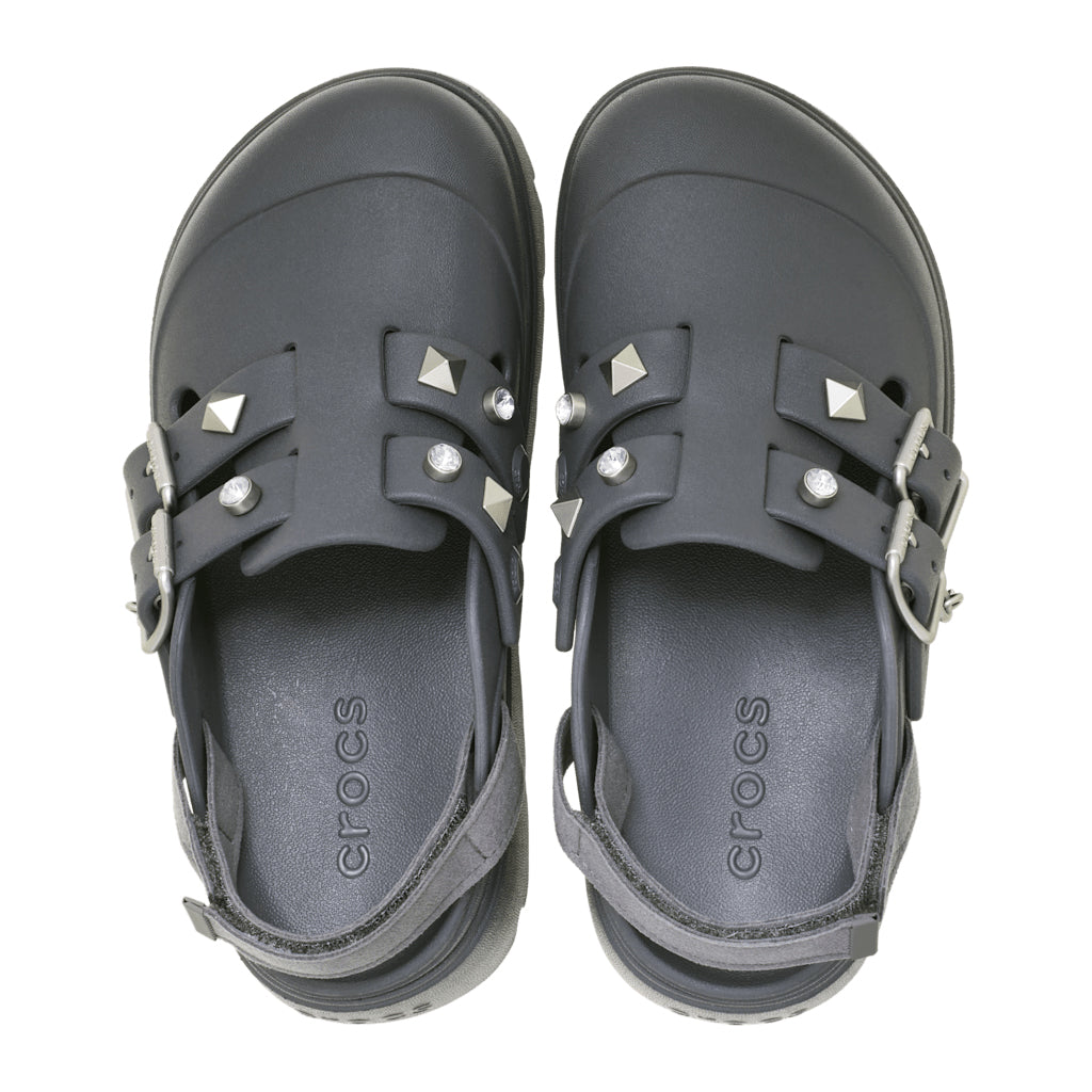 Crocs Women's Loaferette Star Studded Clog - Negro 0YK - vista 3