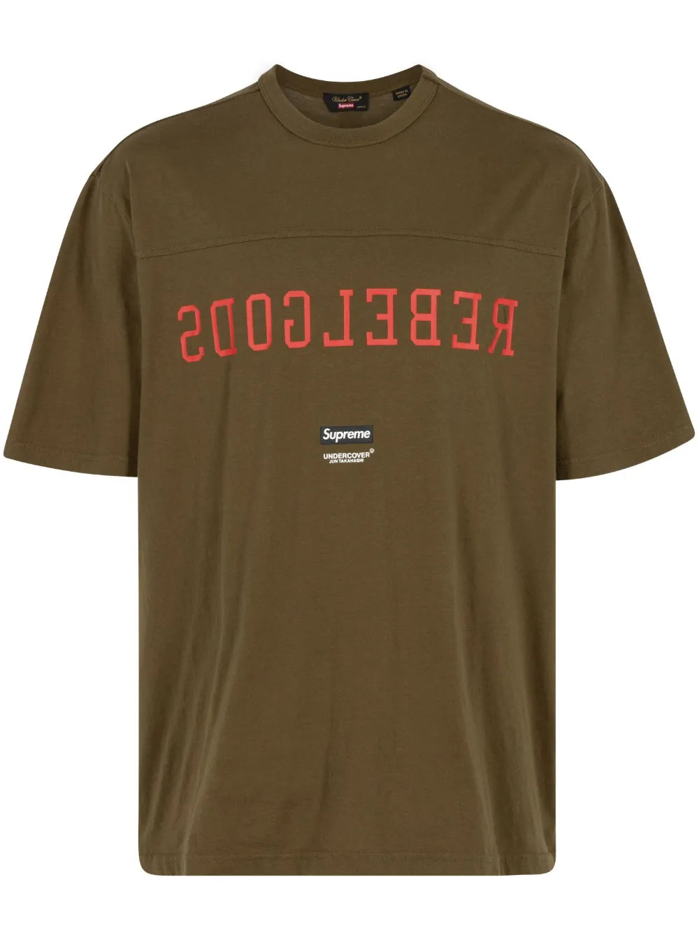 Supreme playera Undercover Football Olive - Verde - imagen 1