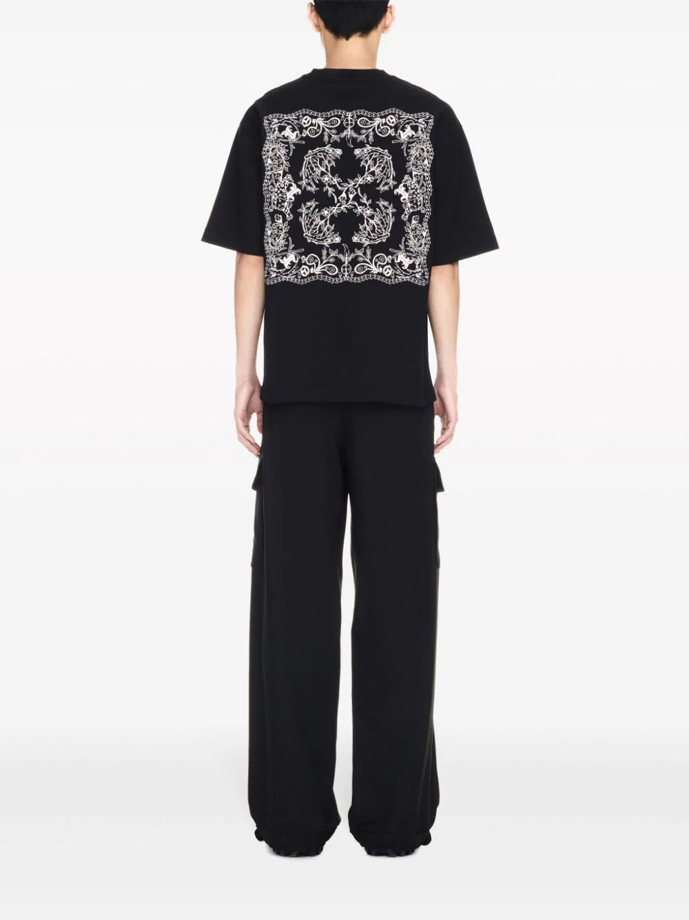 Playera Off-White con motivo Tattoo Bandana Arrow