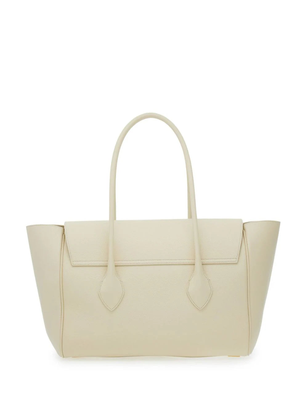 Ferragamo tote grande con placa del logo