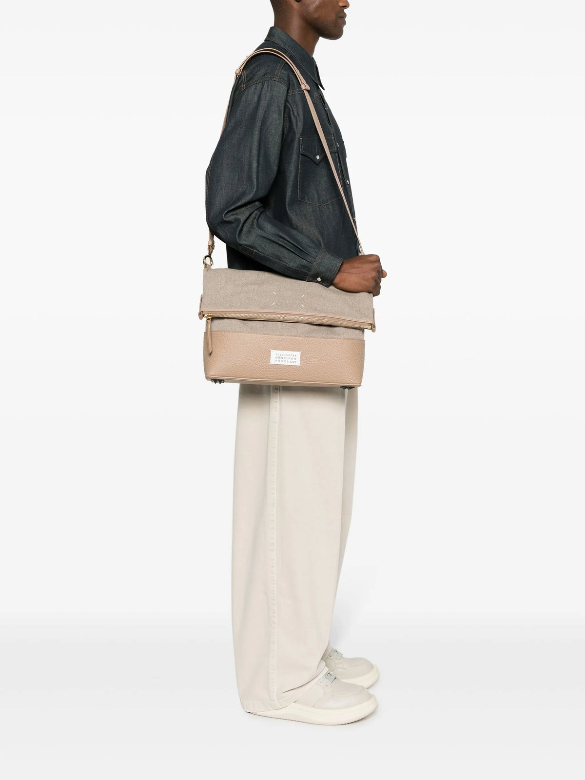 Maison Margiela mochila tipo mensajero 5AC - Neutro - imagen 2