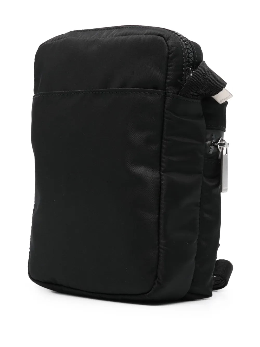 Off-White mochila tipo mensajero con logo estampado