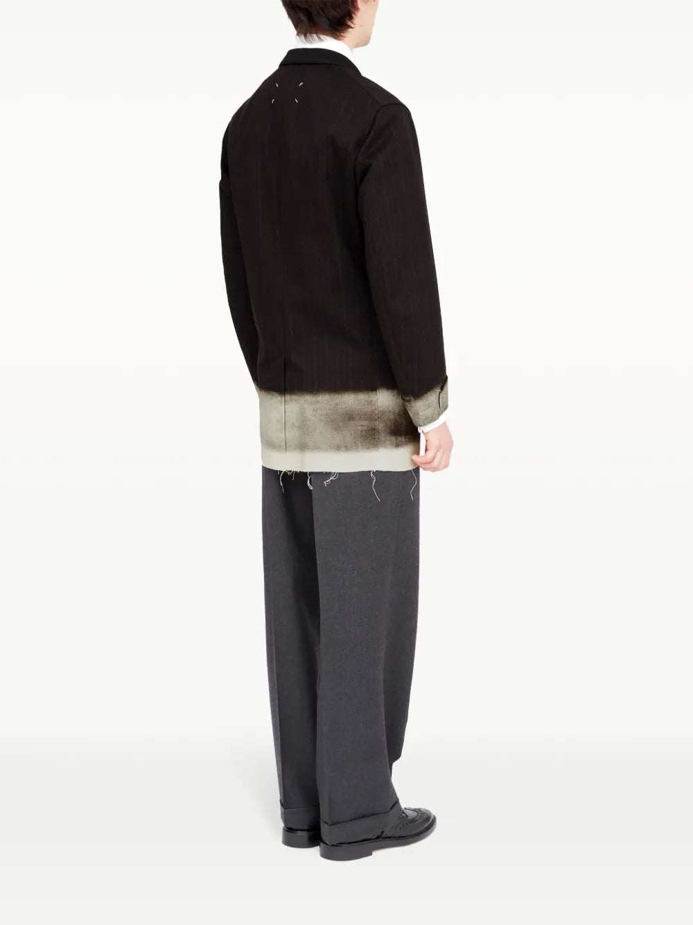 Maison Margiela blazer Pendleton - Marrón - imagen 4