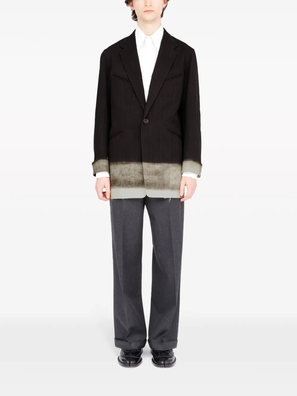 Maison Margiela blazer Pendleton - Marrón - imagen 2