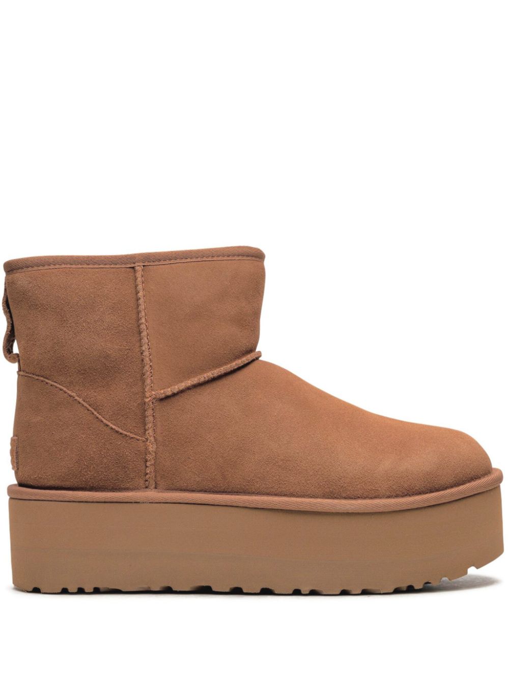 UGG botas Classic Mini Platform Chestnut