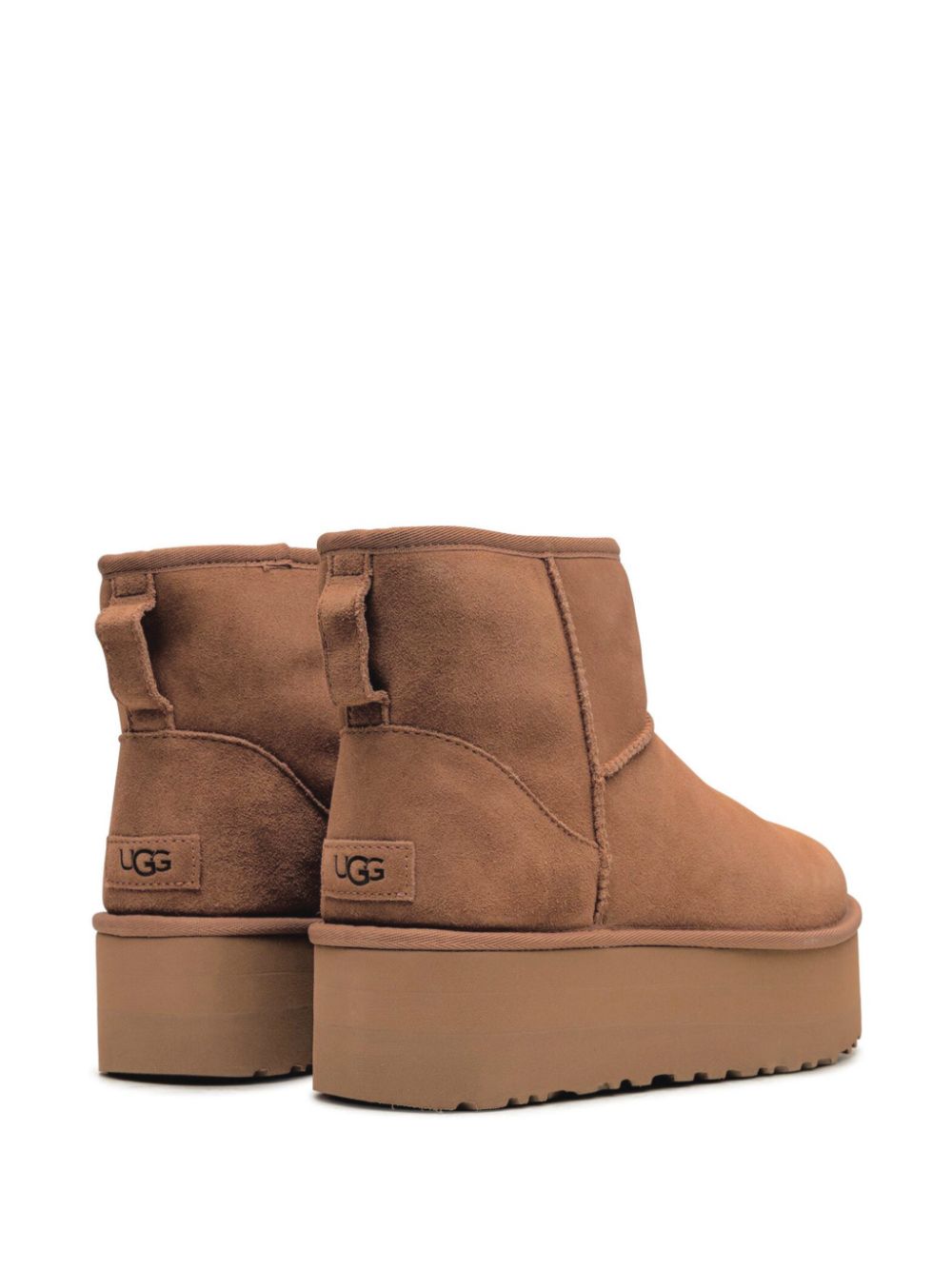 UGG botas Classic Mini Platform Chestnut