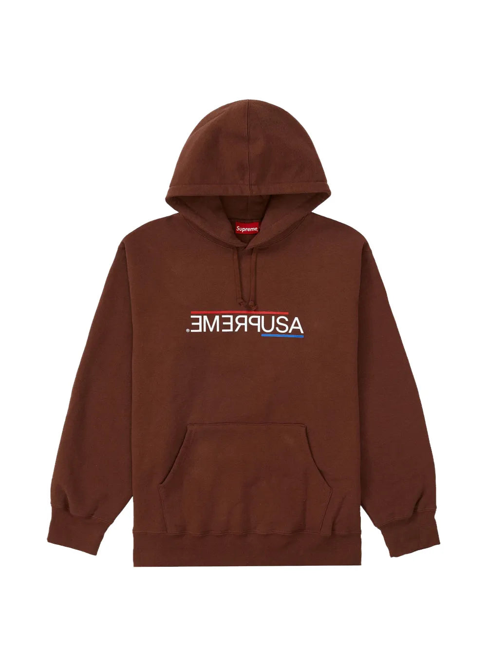 Supreme hoodie USA - Marrón - imagen 1