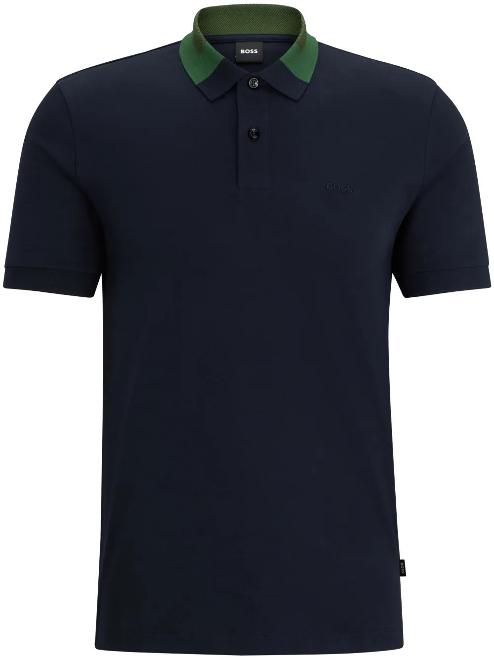 BOSS playera tipo polo con logo bordado