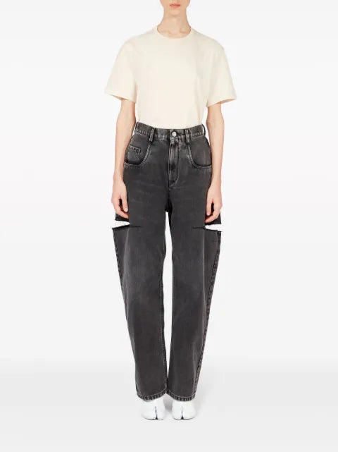 Maison Margiela jeans ajustados con tiro alto - imagen 2